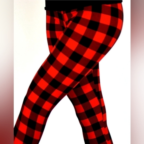 BUFFALO Plaid Red & Black Check Lumber Jack Capris size 2-10 NWT - Picture 4 of 4